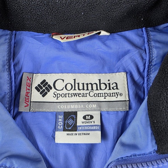 Columbia Vertex Interchange Jacket Womens M Purple Quilted Full Zip Core - Picture 4 of 15